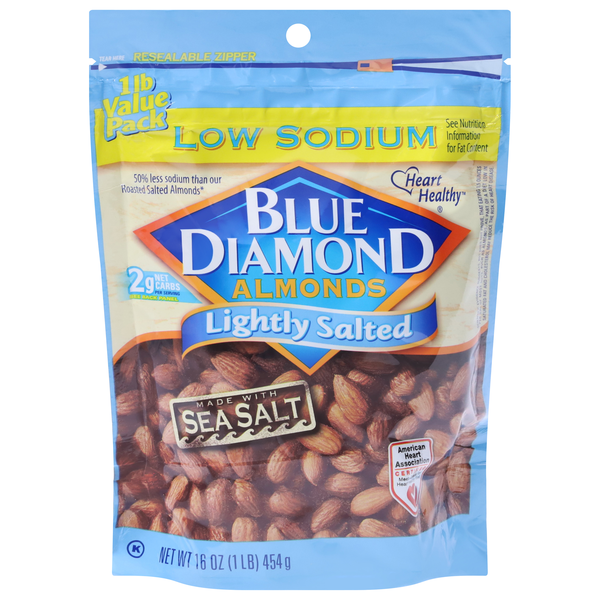 Blue Diamond Almonds Lightly Salted with Sea Salt