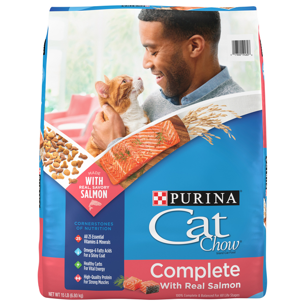 Save on Purina Cat Chow Complete Dry Cat Food Salmon Order Online