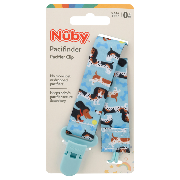 Nuby Pacifinder Pacifier Clip 0+ Months