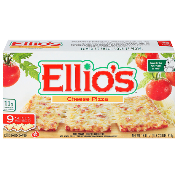 Ellio's Cheese Pizza - 9 slices Frozen
