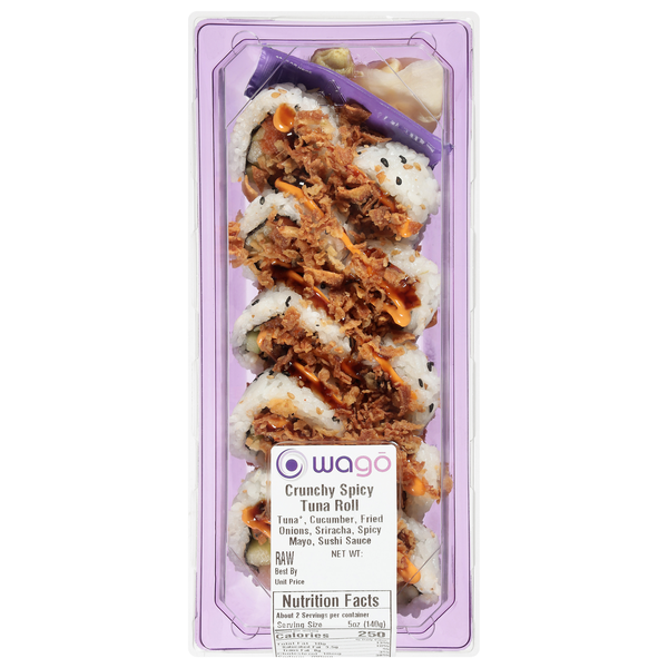 WAGO Crunchy Spicy Tuna Sushi Roll