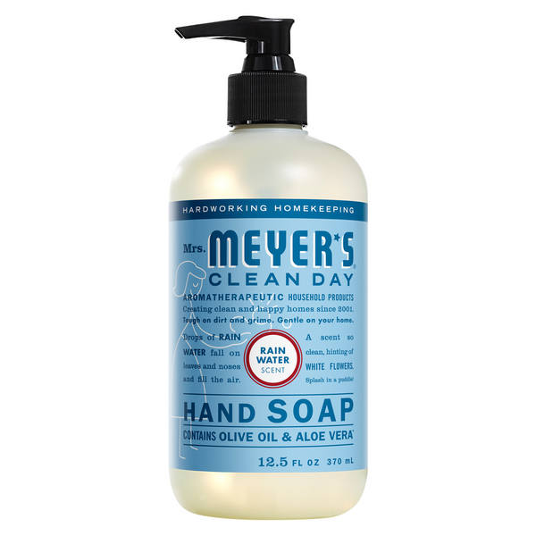 Mrs. Meyer's Clean Day Rain Water Scent Liquid Hand Soap Pump