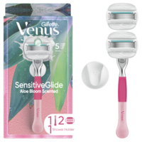 Gillette Venus SensitiveGlide Aloe Bloom Women's Razor
