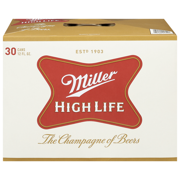 Miller High Life Beer - 30 pk