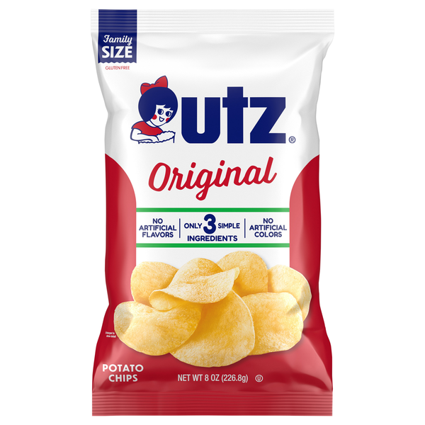 Utz Gluten Free Original Potato Chips Family Size