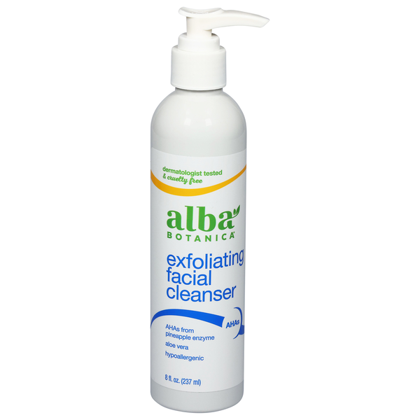 Alba Botanica Hawaiian Facial Cleanser Hypo-Allergenic Pineapple Enzyme