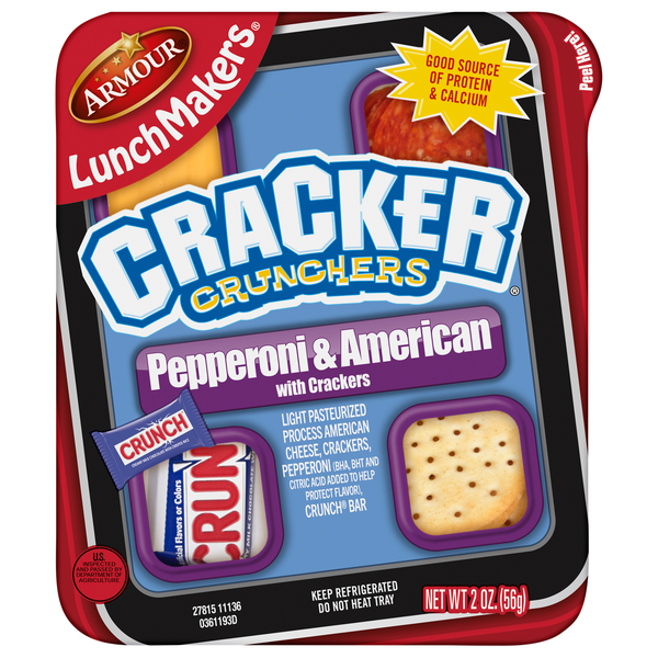 Armour LunchMakers Pepperoni & American Cracker Crunchers