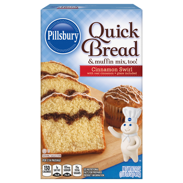 Pillsbury Cinnamon Swirl Quick Bread & Muffin Mix
