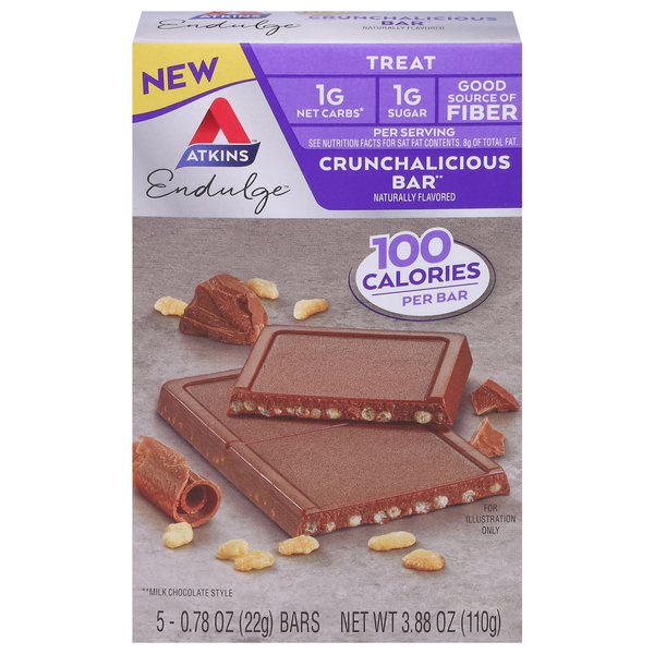 Atkins Endulge Treat Bar Crunchalicious - 5 ct