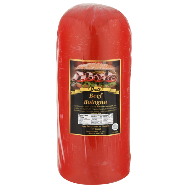 Best's Beef Bologna (Thin Sliced)