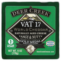 Deer Creek Vat 17 Aged World Cheddar Cheese Block