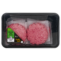 Schuster Meat 73% Lean 27% Fat Ground Beef Patties Family Pk - 8 ct Fresh
