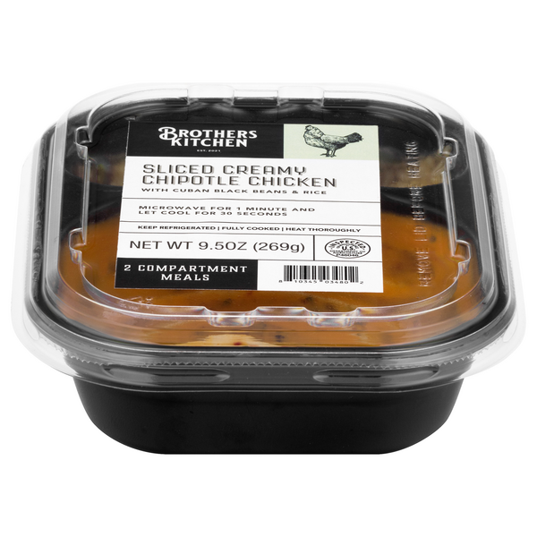 Save on Brothers Kitchen Sliced Creamy Chipotle Chicken Compartment