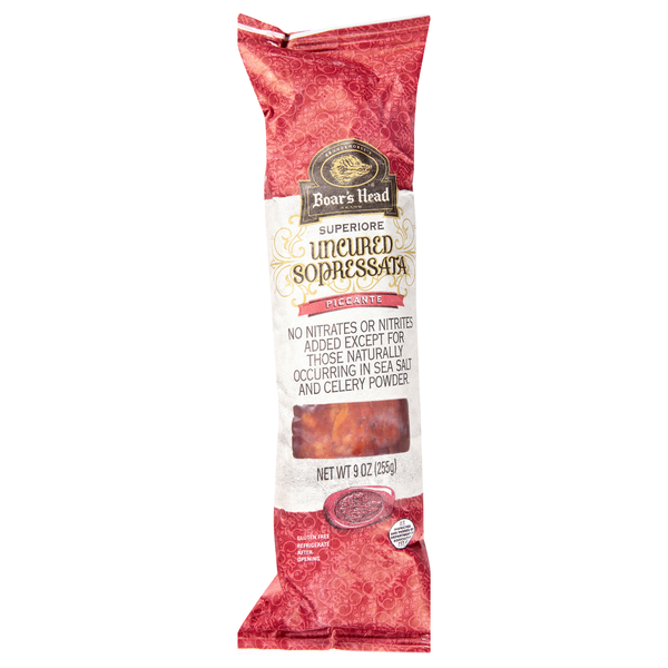 Boar's Head Superiore Piccante Uncured Dry Sausage