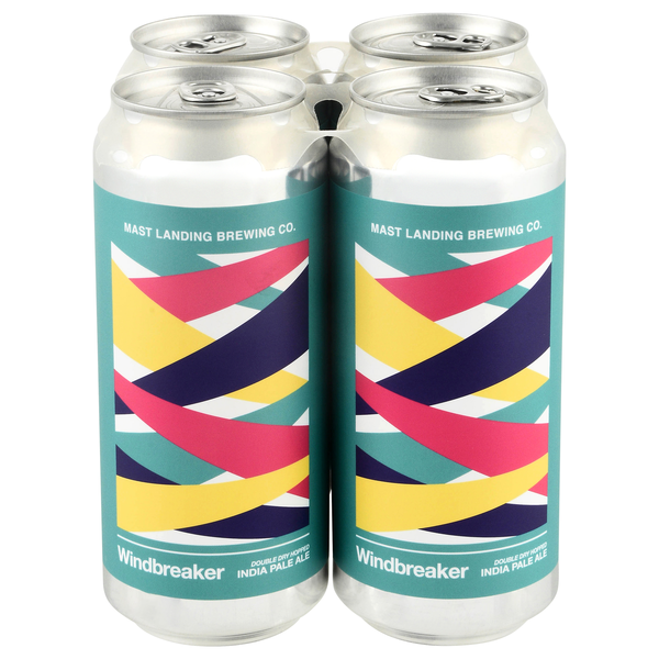 Mast Landing Brewing Co. Windbreaker Double Dry Hopped IPA Beer - 4 pk