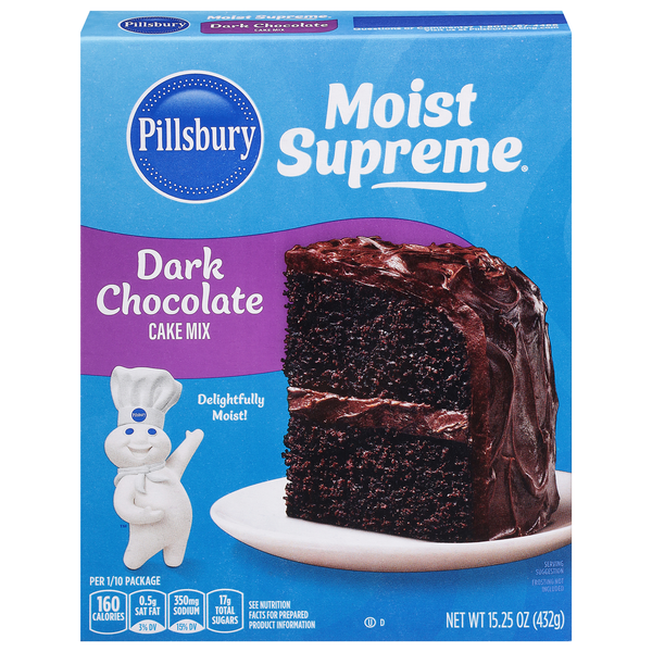 Pillsbury Moist Supreme Dark Chocolate Cake Mix