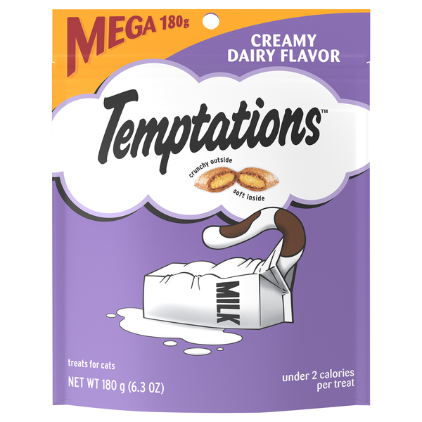 Temptations Creamy Dairy Flavor Crunchy & Soft Cat Treats