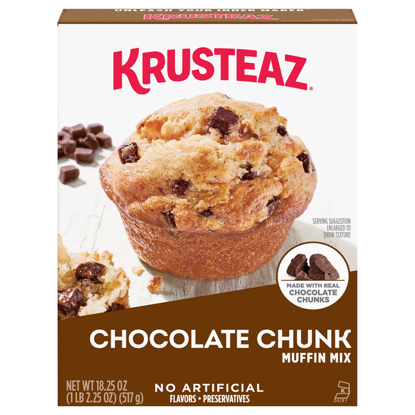 Krusteaz Chocolate Chunk Muffin Mix