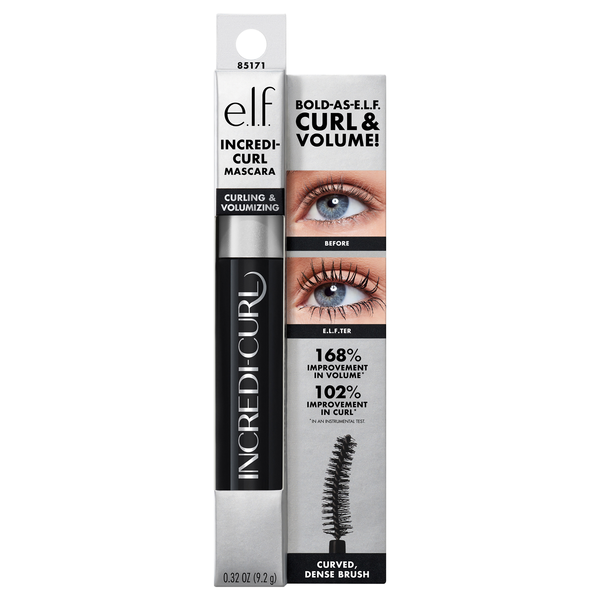 e.l.f Incredi-Curl Volumizing Mascara Pitch Black 85171