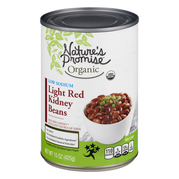 Nature's Promise Organic Low Sodium Light Red Kidney Beans