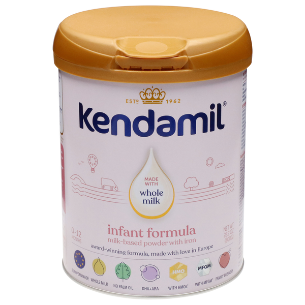 Kendamil Whole Milk Powder Infant Formula 0-12m