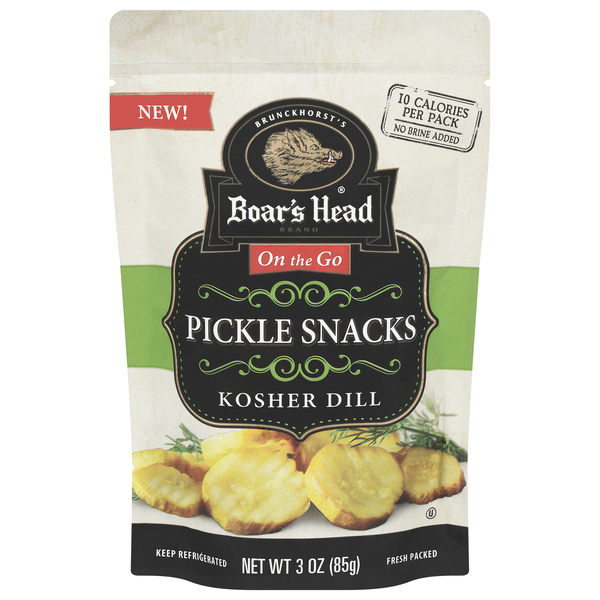 Boar's Head On the Go Kosher Dill Pickle Snacks