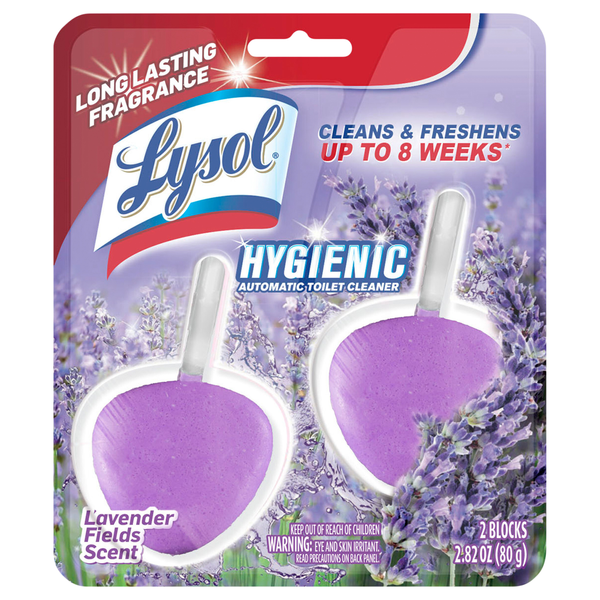 Lysol Lavender Fields Hygienic Automatic Toilet Cleaner - 2 ct