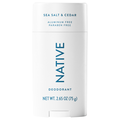 Native Sea Salt & Cedar Aluminum Free Deodorant Stick