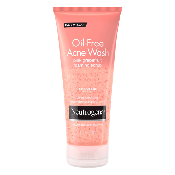Neutrogena Oil-Free Acne Wash Pink Grapefruit Foaming Scrub