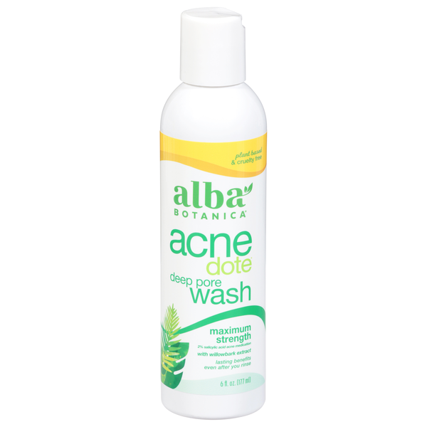 Alba Botanica Acne Dote Deep Pore Wash Maximum Strength