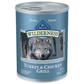BLUE Wilderness Natural High Protein Turkey & Chicken Grill Wet Dog Food