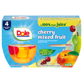 Dole Cherry Mixed Fruit Cups in Juice - 4 ct