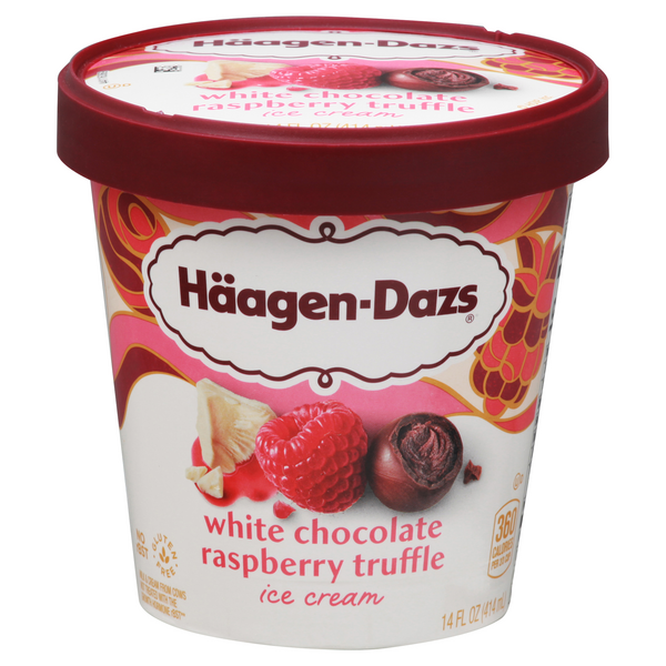 Save on HaagenDazs Ice Cream White Chocolate Raspberry Truffle Order