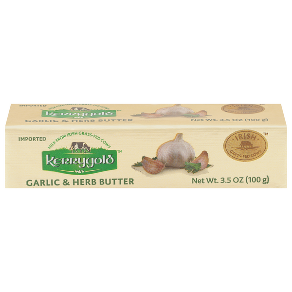 Kerrygold Imported Grass-Fed Garlic & Herb Irish Butter Stick