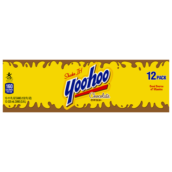 Yoo-Hoo Chocolate Drink Shelf Stable - 12 pk