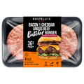 Rastelli's Butcher Bacon & Cheddar Angus Beef Burger - 4 ct