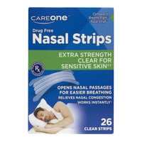 CareOne Nasal Strips Extra Strength Clear for Sensitive Skin