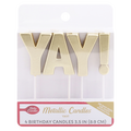 Betty Crocker Metallic Birthday Candles (YAY!)