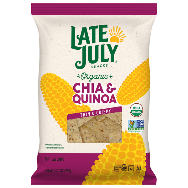 Late July Organic Gluten Free Chia & Quinoa Tortilla Chips