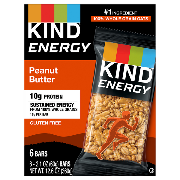 Save on KIND Energy Bars Peanut Butter Gluten Free 6 ct Order Online