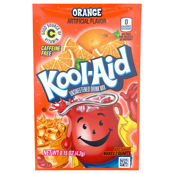 Kool-Aid Unsweetened Orange Drink Mix