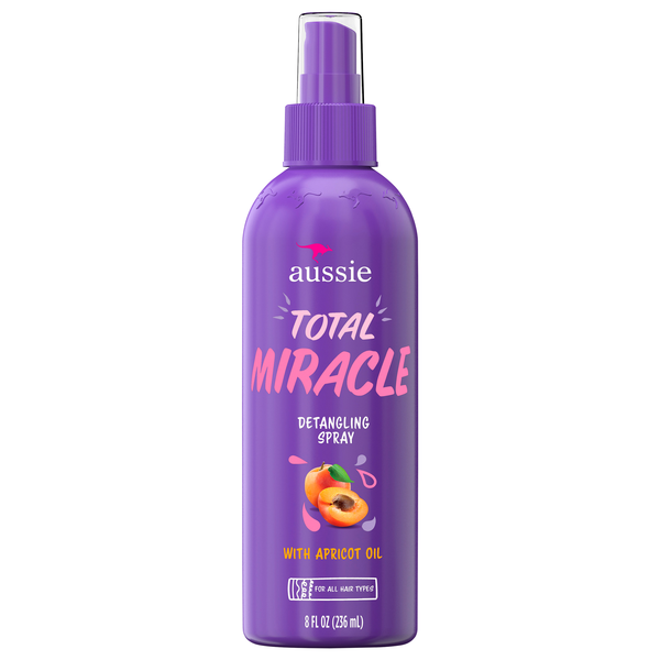Aussie Total Miracle Apricot & Australian Macadamia Oil Detangling Spray