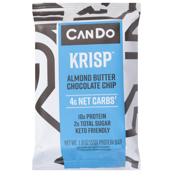 Save on CanDo Krisp Protein Bar Almond Butter Chocolate Chip Order