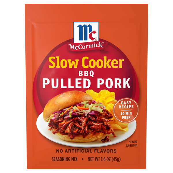 McCormick Slow Cooker BBQ Pulled Pork Seasoning Mix Packet