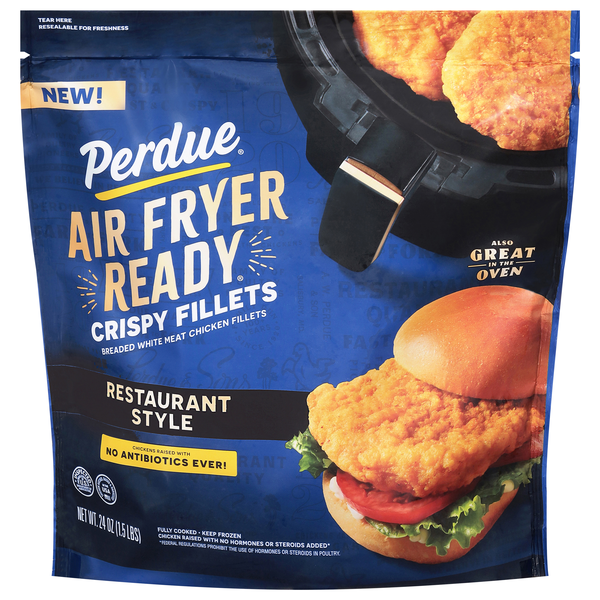 Perdue Air Fryer Ready Restaurant Style Crispy Chicken Fillets Frozen