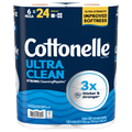 Cottonelle Ultra Clean Mega Roll 1-Ply Toilet Paper Unscented - 6 ct