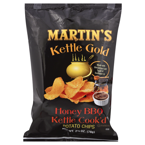 Martin's Kettle Gold Honey BBQ Kettle Cook'd Potato Chips