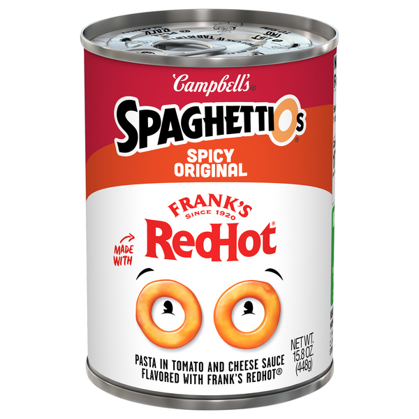 Campbell's SpaghettiOs Frank's RedHot Spicy Original