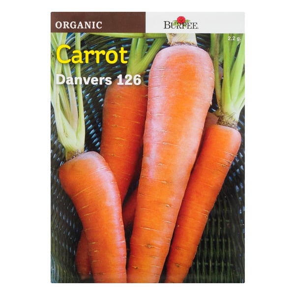 Burpee Vegetable Carrot Danvers 126 Organic