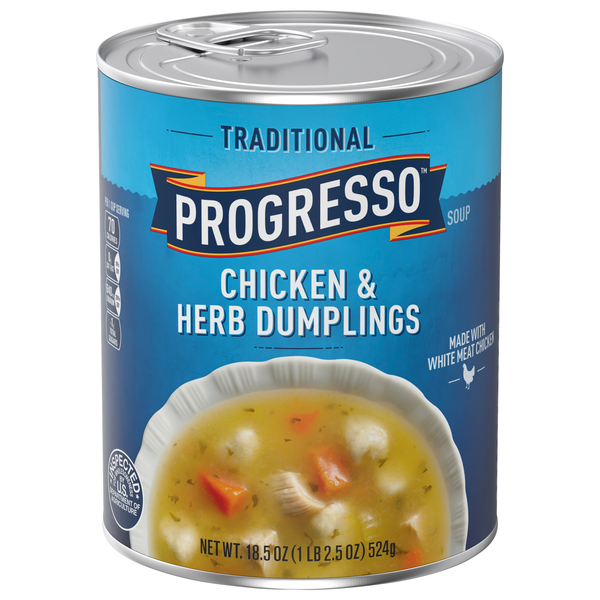 Progresso Traditional Chicken & Herb Dumplings Soup
